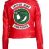 Southside Serpents Riverdale Red Leather Jacket