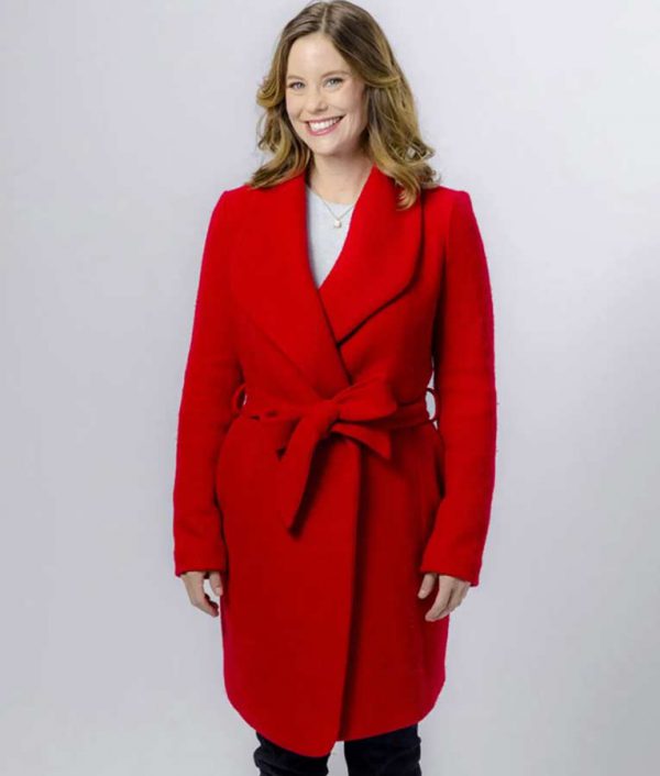 Ashley Williams Christmas In Evergreen Red Coat
