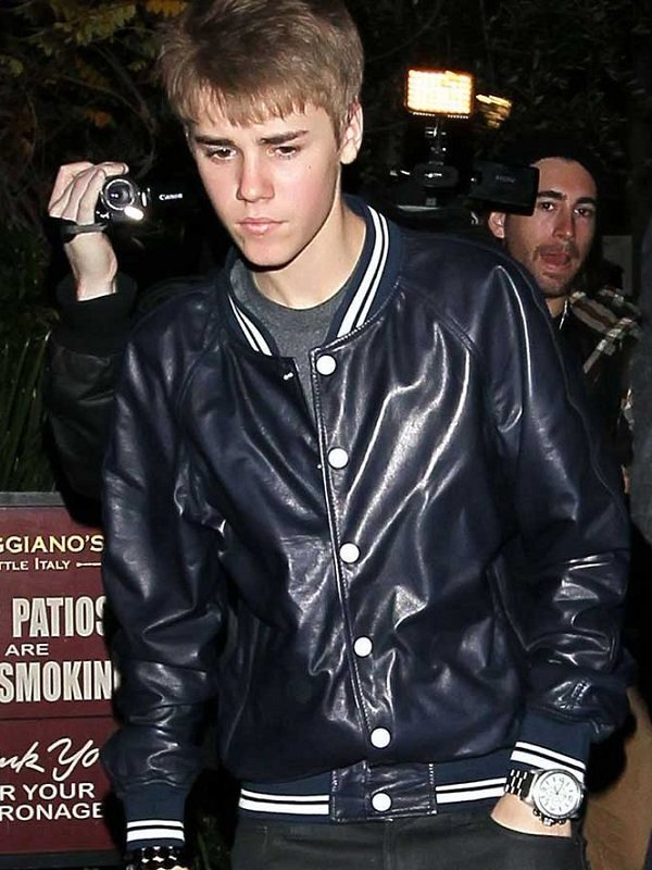Justin Bieber Varsity Bomber Jacket