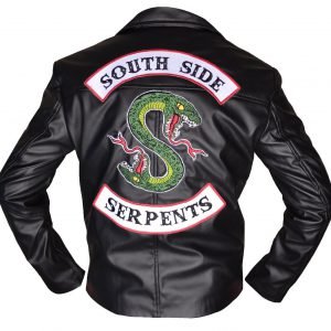 Riverdale Southside Serpents Black Leather Jacket