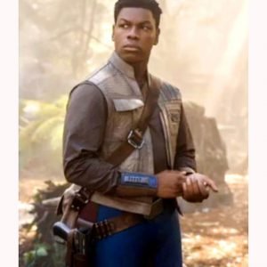 Star Wars John Boyega The Rise Of Skywalker finn Leather Vest