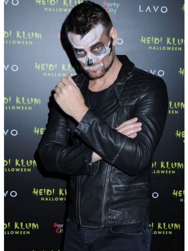Halloween Party Adam Lambert Leather Jacket