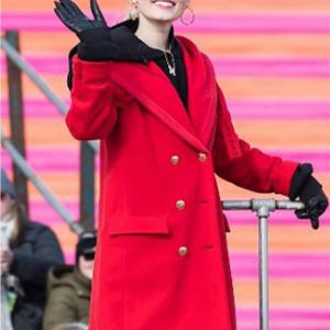 Meg Donnelly 100th Thanksgiving Day Coat