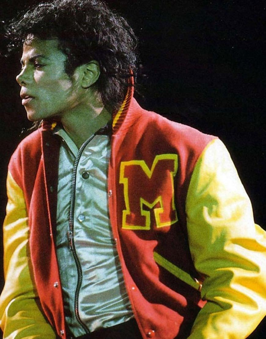 michael jackson letterman jacket