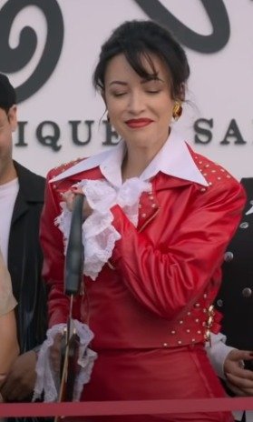 Selena The Series Selena Quintanilla Red Leather Jacket