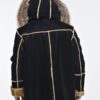 men’s faux shearling hooded coat 2021