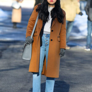 Awkwafina-is-Nora-From-Queens-Camel-Coat