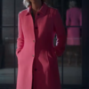 Candy Coated Christmas Molly McCook Pink Long Coat