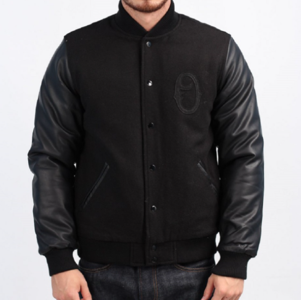Full Black Varsity Jacket For Men