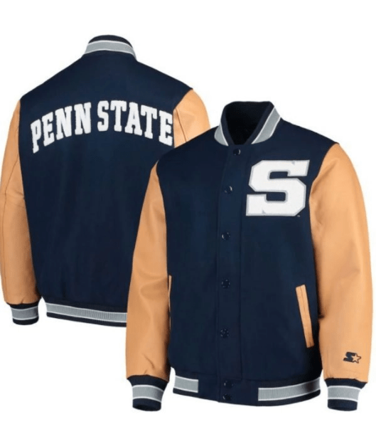 Nittany Lions Penn State Navy Varsity Jacket