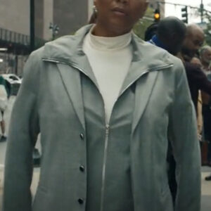 The-Equalizer-S02-Robyn-McCall-Grey-Hooded-Blazer