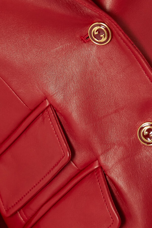 Red Leather Jackets For Women