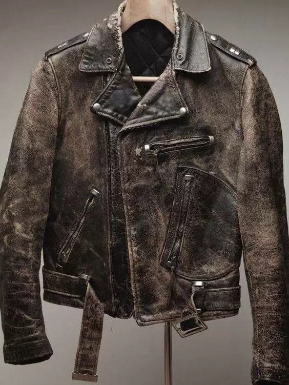 Brown Vintage Indian Motorcycle Racing Leather Jacket