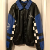 Dodge Viper Black And Blue Leather Jacket