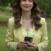 Emily In Paris Season 2 Lily Collins Yellow Blazer