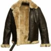 Flying-Fur-pilot-brown-leather-jacket