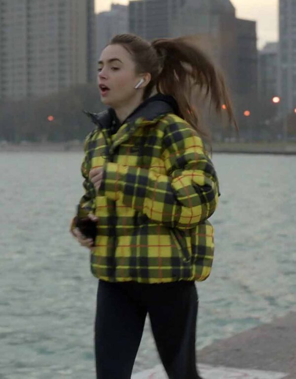 Lily-Collins-Yellow-Jacket