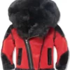 Men’s Insulated Fur Hooded Jacket