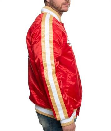 49ers-red-satin-jacket
