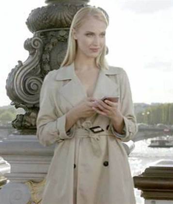 Emily in Paris Camille Razat Trench Coat