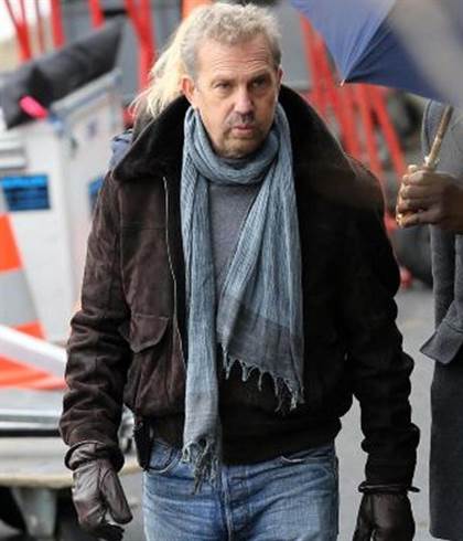 Kevin Costner 3 Days To Kill Suede Jacket