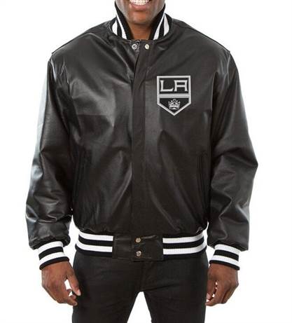 Los Angeles Kings Bomber Leather Jacket