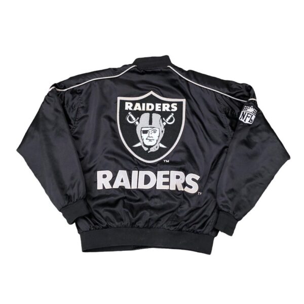 NFL Los Angeles Raiders Vintage satin bomber jacket