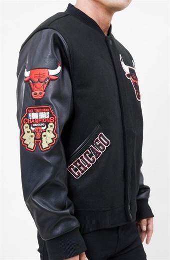 Pro Standard Chicago Bulls Varsity Black Jacket