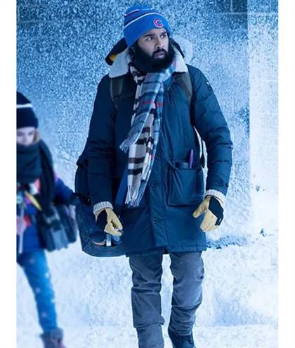 Station Eleven Jeevan Chaudhary Blue Parka.