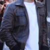 The 355 Sebastian Stan Brown Leather Jacket
