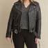 Women’s Plus Size Rider Jacket with Side Lacing