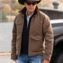 Yellowstone Season 4 Kevin Costner Quilted Jacket
