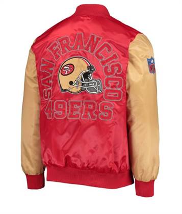 san-francisco-49ers-red-and-gold-varsity-satin-jacket