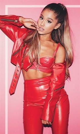 American-Singer-Ariana-Grande-Leather-Jacket