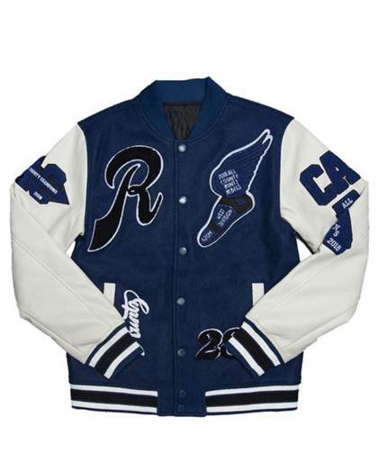 Men’s Letterman Runtz All County Jacket - Film Leather Jacket