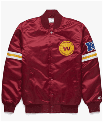 Starter Washington Commanders Burgundy Jacket - FLJ