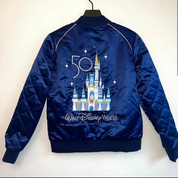 Walt Disney World 50th Anniversary Jacket - Film Leather Jacket