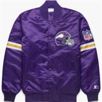 Starter Minnesota Vikings Purple Satin Jacket