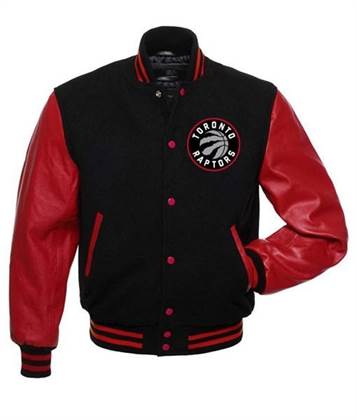 toronto-raptors-red-and-black-varsity-jacket