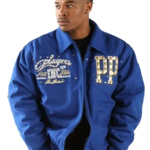 Pelle Pelle Blue Indianapolis City Tribute Wool Jacket