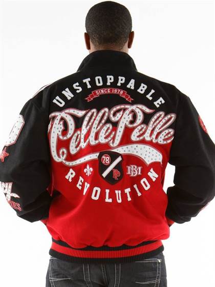Unstoppable Pelle Pelle Revolution Varsity Jacket 1