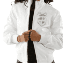 Pelle Pelle Women Dynasty White Leather Jacket