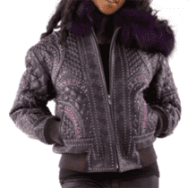 Pelle Pelle Women Monarch Rust Burnish Purple Jacket