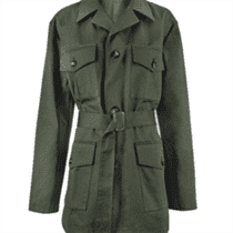 Women Military Trench Coat