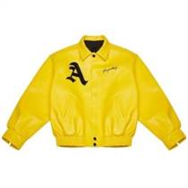 A Few Good Kids Bomber Yellow Leather Jacket