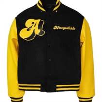 A Few Good Kids Embroidery Black and Yellow Jacket