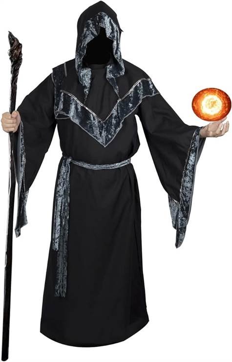 Halloween Men’s Evil Sorcerer Costume | Filmleatherjacket.com