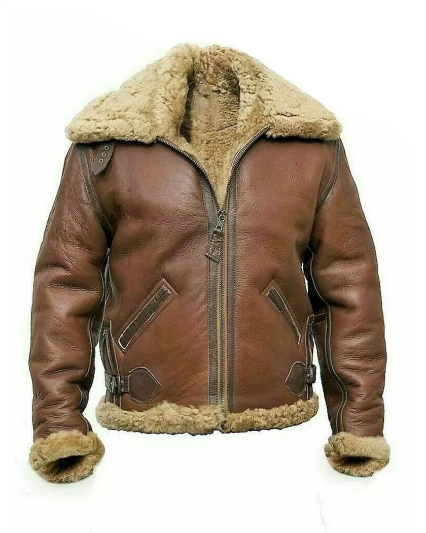 Men’s Pilot Bomber Flight Jacket | Filmleatherjacket.com