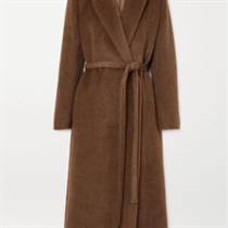 Women’s Belted brushed-alpaca coat