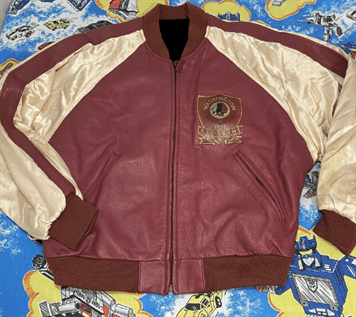 NFL Washington Redskins Genuine Suede Leather Jacket 